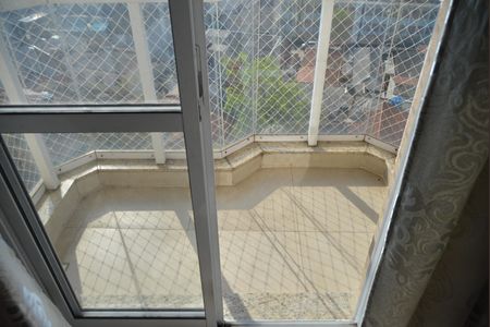 Varanda da Sala de apartamento à venda com 2 quartos, 55m² em Parque das Nações, Santo André