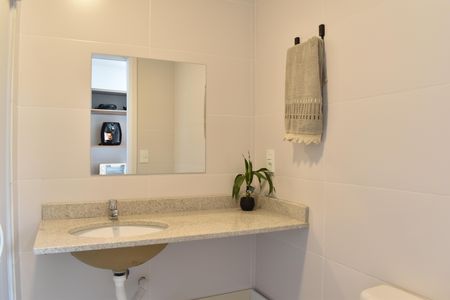 Studio para alugar com 27m², 1 quarto e sem vagaBanheiro do Studio