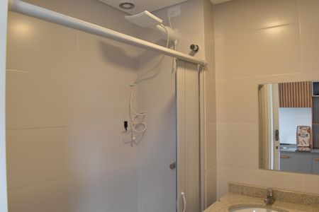 Studio para alugar com 27m², 1 quarto e sem vagaBanheiro do Studio