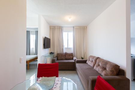 Sala de apartamento para alugar com 2 quartos, 48m² em Fazenda Caguaçu, São Paulo