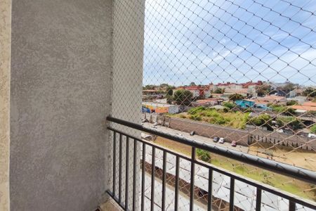 Varanda da Sala de apartamento para alugar com 2 quartos, 47m² em Vila Mimosa, Campinas