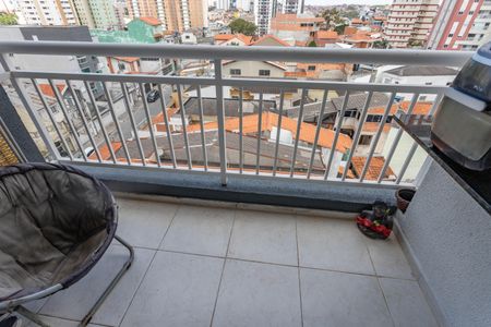 Varanda da sala de apartamento à venda com 2 quartos, 56m² em Centro, Diadema