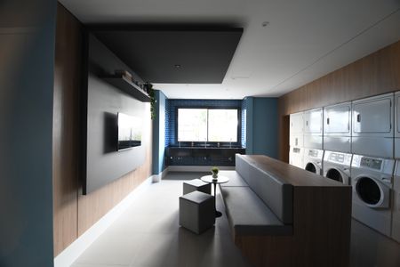 Studio à venda com 48m², 1 quarto e 1 vagaLavanderia