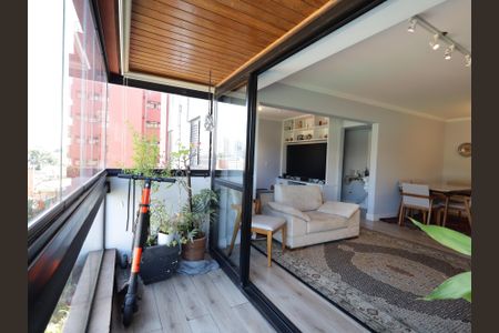 Varanda da Sala de apartamento à venda com 2 quartos, 110m² em Jardim Leonor, São Paulo