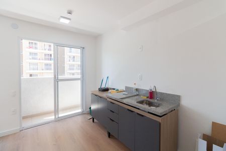 Cozinha de apartamento para alugar com 1 quarto, 25m² em Vila Butantã, São Paulo