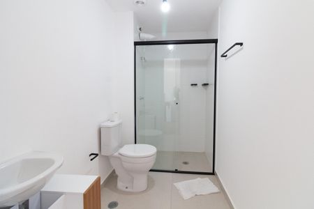 Banheiro de apartamento para alugar com 1 quarto, 25m² em Vila Butantã, São Paulo