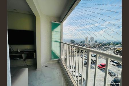 Varanda da Sala de apartamento à venda com 2 quartos, 43m² em Vila Itapegica, Guarulhos