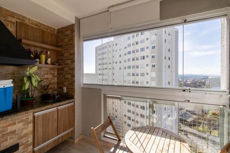 Varanda Gourmet de apartamento à venda com 2 quartos, 61m² em Vila Barros, Guarulhos