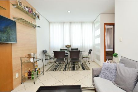 Sala de apartamento à venda com 2 quartos, 54m² em Dona Clara, Belo Horizonte