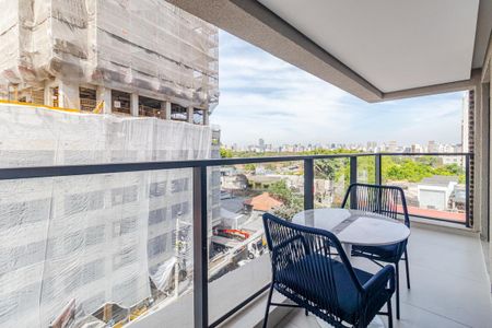 Varanda de apartamento à venda com 1 quarto, 41m² em Jardins, São Paulo