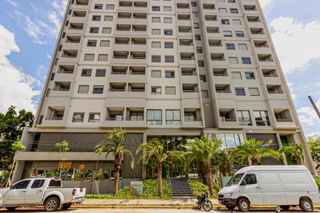 Fachada de apartamento para alugar com 1 quarto, 45m² em Campo Belo, São Paulo
