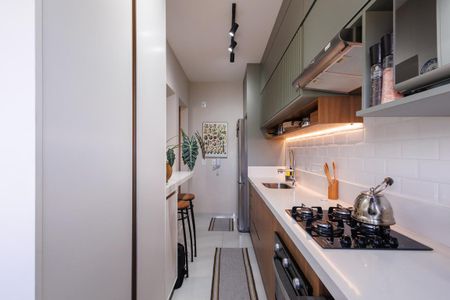 Apartamento para alugar com 55m², 2 quartos e 1 vagaCozinha e Área de Serviço