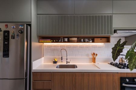 Apartamento para alugar com 55m², 2 quartos e 1 vagaCozinha e Área de Serviço