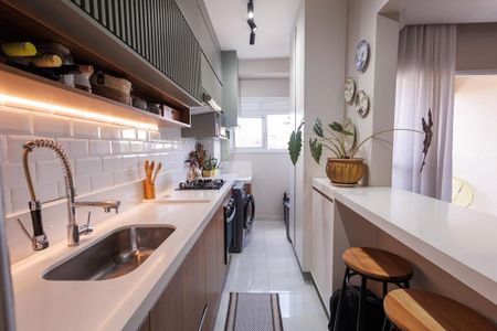 Apartamento para alugar com 55m², 2 quartos e 1 vagaCozinha e Área de Serviço