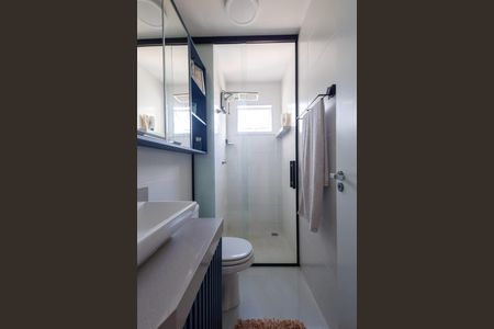 Apartamento para alugar com 55m², 2 quartos e 1 vagaBanheiro da Suíte