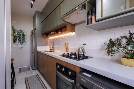 Apartamento para alugar com 55m², 2 quartos e 1 vagaCozinha e Área de Serviço