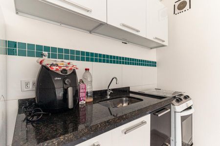 Cozinha de kitnet/studio à venda com 1 quarto, 40m² em República, São Paulo