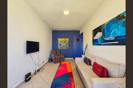 Sala de apartamento para alugar com 1 quarto, 90m² em Embaré, Santos