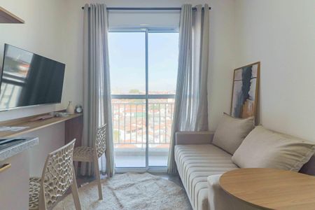 Sala/Cozinha de apartamento para alugar com 1 quarto, 28m² em Vila Butantã, São Paulo