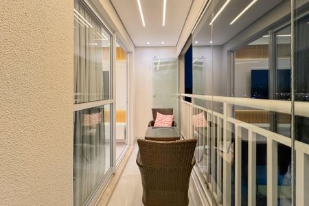 Varanda da Sala de apartamento à venda com 2 quartos, 55m² em Ipiranga, São Paulo