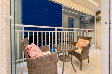 Varanda da Sala de apartamento à venda com 2 quartos, 55m² em Ipiranga, São Paulo