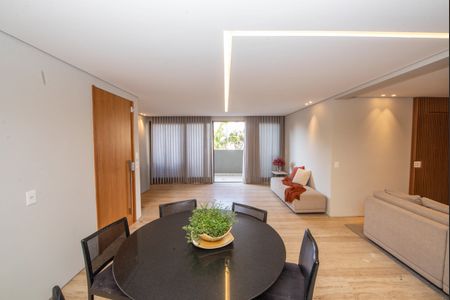 Sala de apartamento à venda com 4 quartos, 216m² em Sion, Belo Horizonte