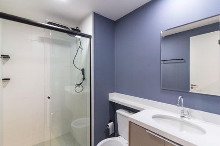 Studio para alugar com 28m², 1 quarto e sem vaga Studio para alugar com 28m², 1 quarto e sem vagaBanheiro
