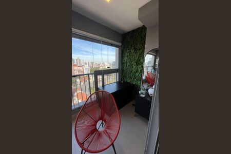 Varanda de apartamento à venda com 1 quarto, 37m² em Vila Mariana, São Paulo
