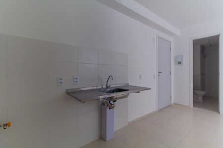 Cozinha de apartamento para alugar com 2 quartos, 40m² em Conjunto Habitacional Teotonio Vilela, São Paulo