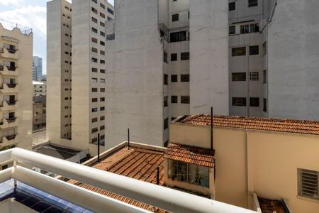 Varanda da Sala de apartamento à venda com 2 quartos, 57m² em Vila Buarque, São Paulo