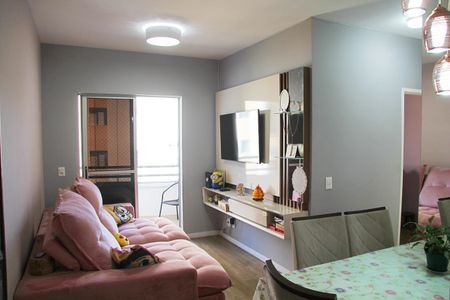 Sala  de apartamento à venda com 2 quartos, 63m² em Jardim Testae, Guarulhos