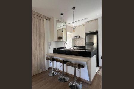 Cozinha de apartamento para alugar com 2 quartos, 43m² em Vila Gumercindo, São Paulo