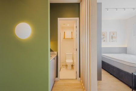 Studio para alugar com 29m², 1 quarto e sem vagaBanheiro Social