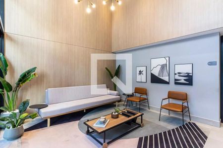 Studio para alugar com 25m², 1 quarto e sem vaga Studio para alugar com 25m², 1 quarto e sem vagaÁrea comum - Hall Social