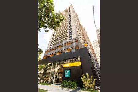 Studio para alugar com 25m², 1 quarto e sem vaga Studio para alugar com 25m², 1 quarto e sem vagaFachada