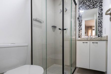 Studio para alugar com 25m², 1 quarto e sem vaga Studio para alugar com 25m², 1 quarto e sem vagaBanheiro