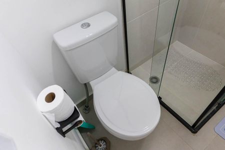 Studio para alugar com 25m², 1 quarto e sem vaga Studio para alugar com 25m², 1 quarto e sem vagaBanheiro