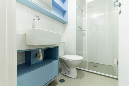 Studio à venda com 24m², 1 quarto e sem vaga Studio à venda com 24m², 1 quarto e sem vagaBanheiro