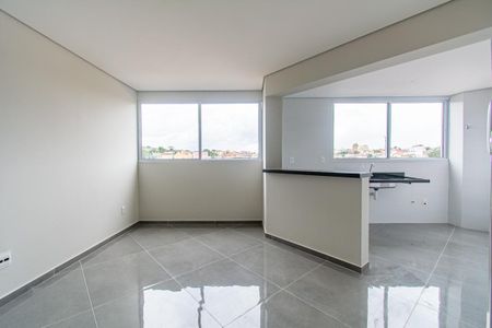 Sala de apartamento à venda com 2 quartos, 58m² em Nova Vista, Belo Horizonte