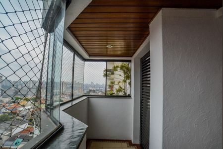 Varanda da Sala de apartamento à venda com 3 quartos, 140m² em Vila Curuçá, Santo André