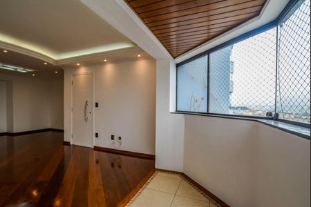 Varanda da Sala de apartamento à venda com 3 quartos, 140m² em Vila Curuçá, Santo André