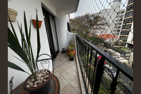 Varanda da Sala de apartamento à venda com 4 quartos, 198m² em Santana, São Paulo