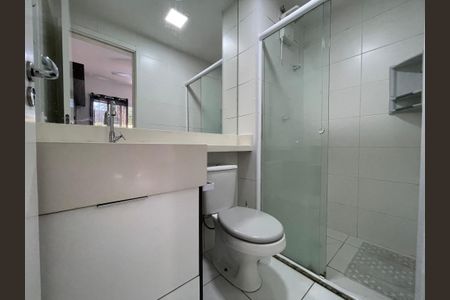 Apartamento para alugar com 33m², 1 quarto e sem vaga Apartamento para alugar com 33m², 1 quarto e sem vagaBanheiro da Suíte