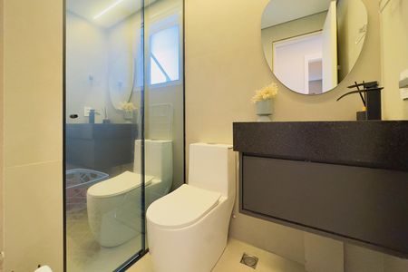 Banheiro Social de apartamento para alugar com 2 quartos, 65m² em Vila Branca, Jacareí