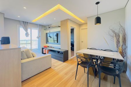 Sala de apartamento para alugar com 2 quartos, 65m² em Vila Branca, Jacareí