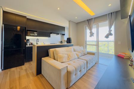 Sala de apartamento para alugar com 2 quartos, 65m² em Vila Branca, Jacareí