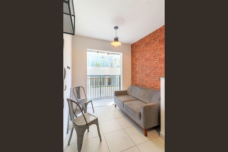 Sala de apartamento para alugar com 1 quarto, 28m² em Jardim Caravelas, São Paulo