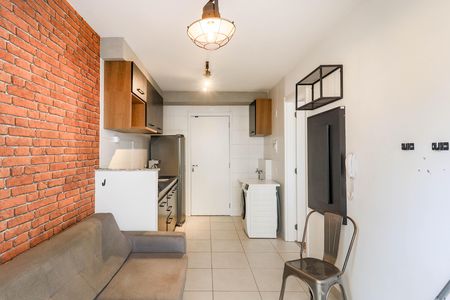 Sala de apartamento para alugar com 1 quarto, 28m² em Jardim Caravelas, São Paulo