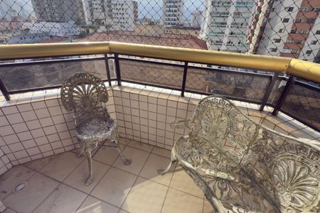 Varanda da Sala de apartamento para alugar com 2 quartos, 78m² em Aviação, Praia Grande