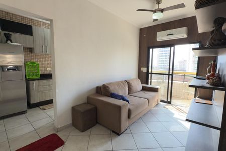 Sala de apartamento para alugar com 2 quartos, 78m² em Aviação, Praia Grande